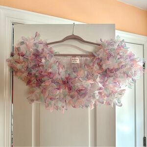 Lirika Matoshi Pastel Organza Crop Top